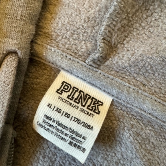 VS Pink Everyday Lounge Perfect Zip- Floral- XL - Picture 4 of 6